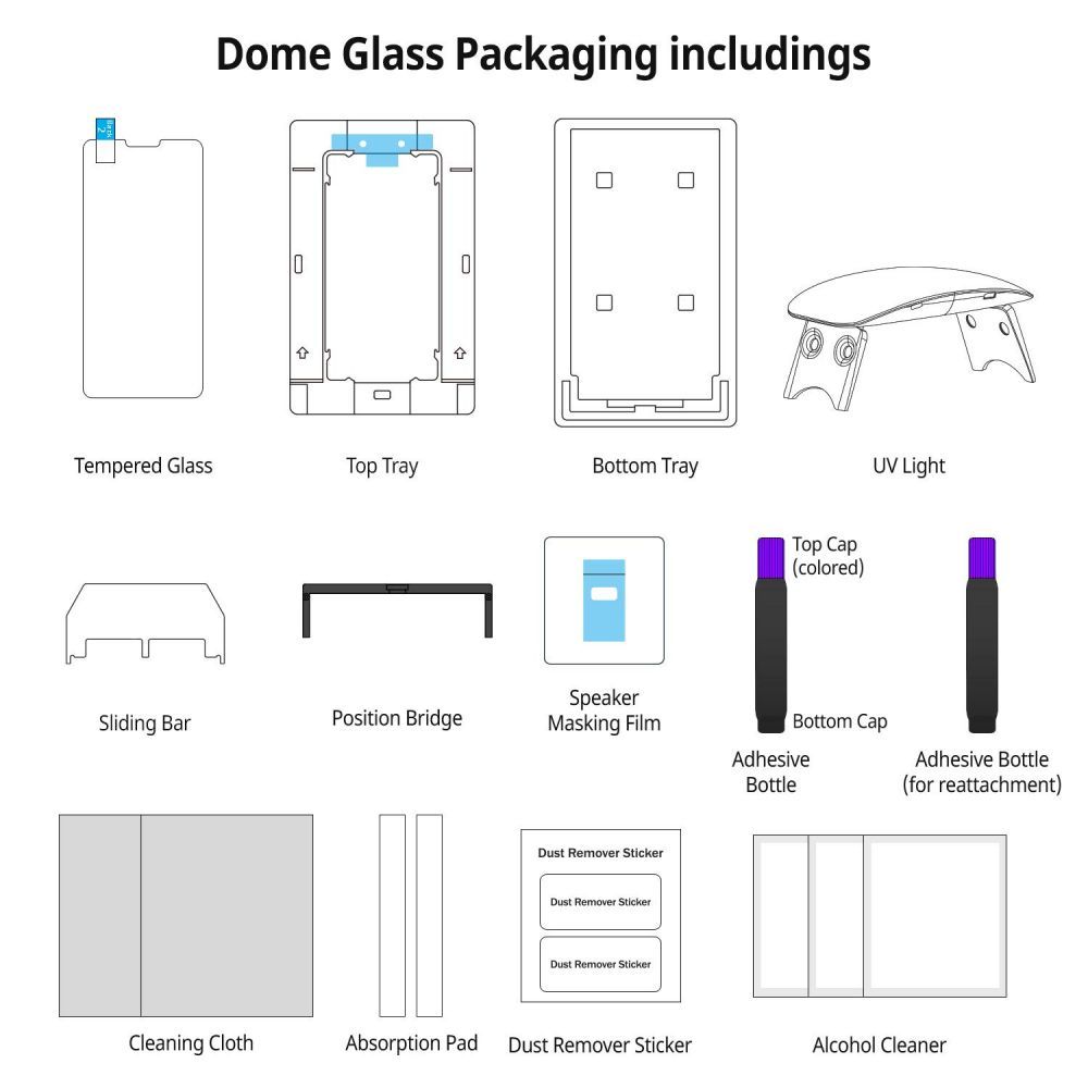 Szk�o hartowane Whitestone Dome Glass APPLE iPhone 7 / 6