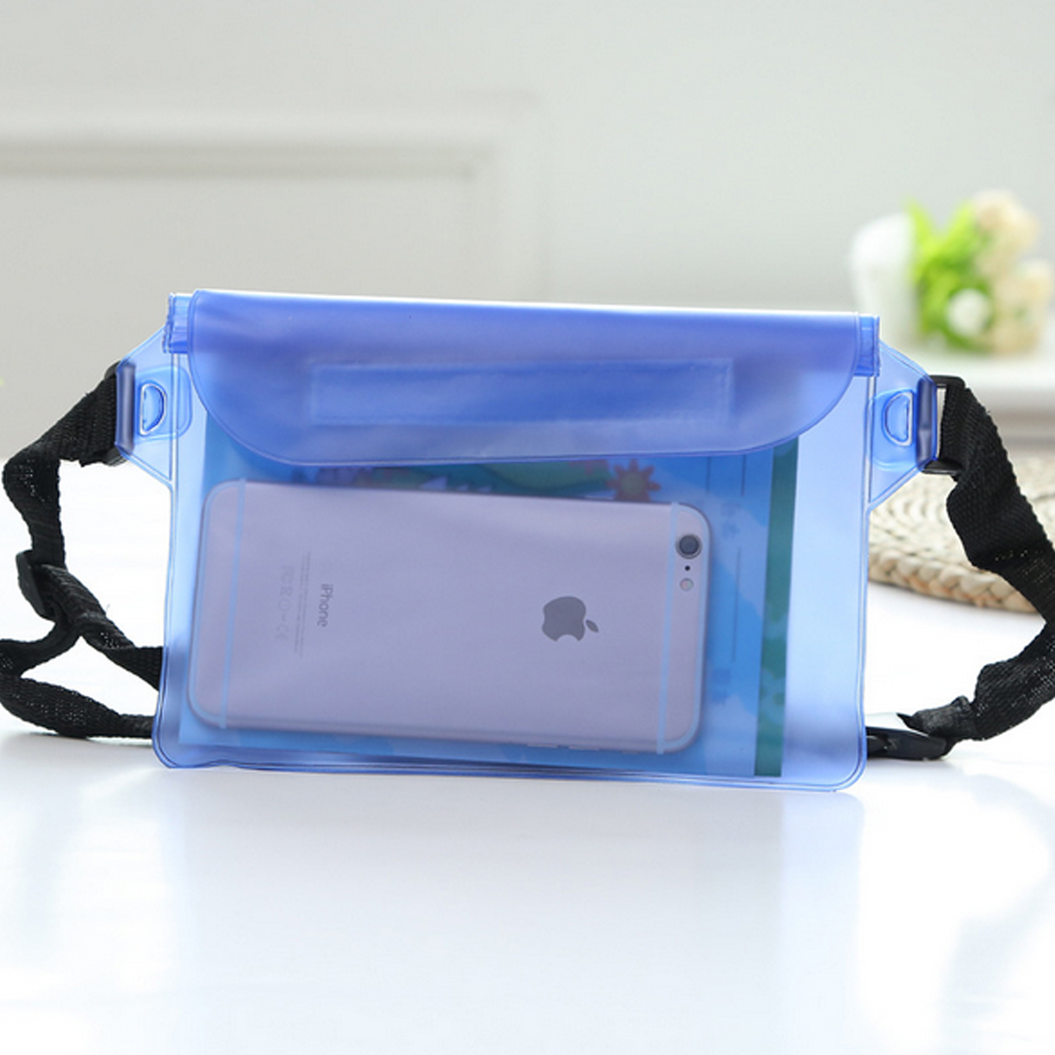 Pokrowiec etui wodoodporne na pas niebieskie Xiaomi Redmi Note 9 Pro 5G / 4