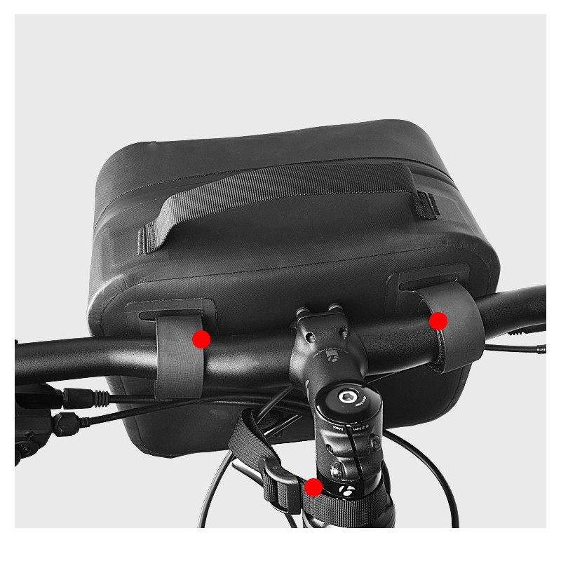 Uchwyt rowerowy Sakwa na kierownic Roswheel SAHOO 112039 czarna ASUS ZenFone Go 2 (X015D) / 3