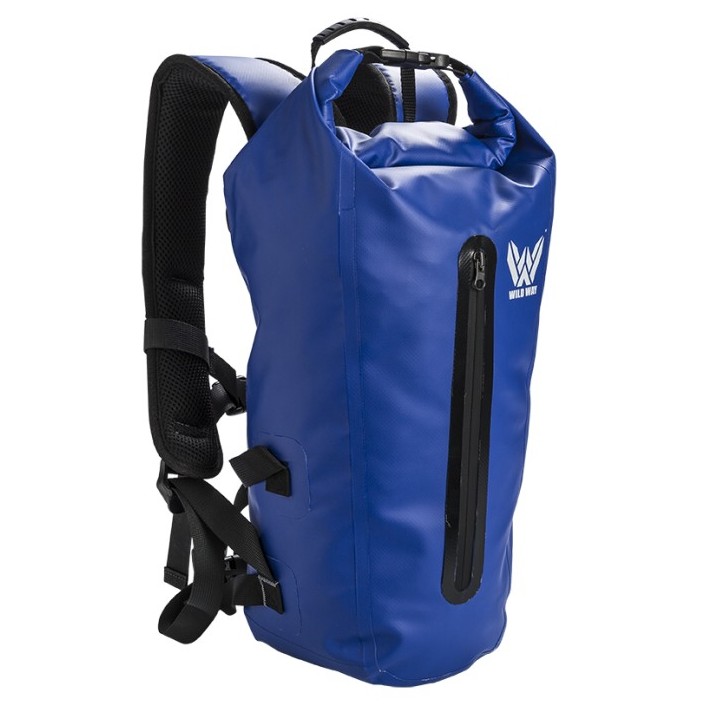 Uchwyt rowerowy Wodoodporny plecak ROSWHEEL niebieski ZTE Axon 7 mini