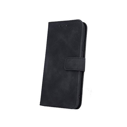 Pokrowiec etui z klapk na magnes Smart Velvet czarne Xiaomi 12