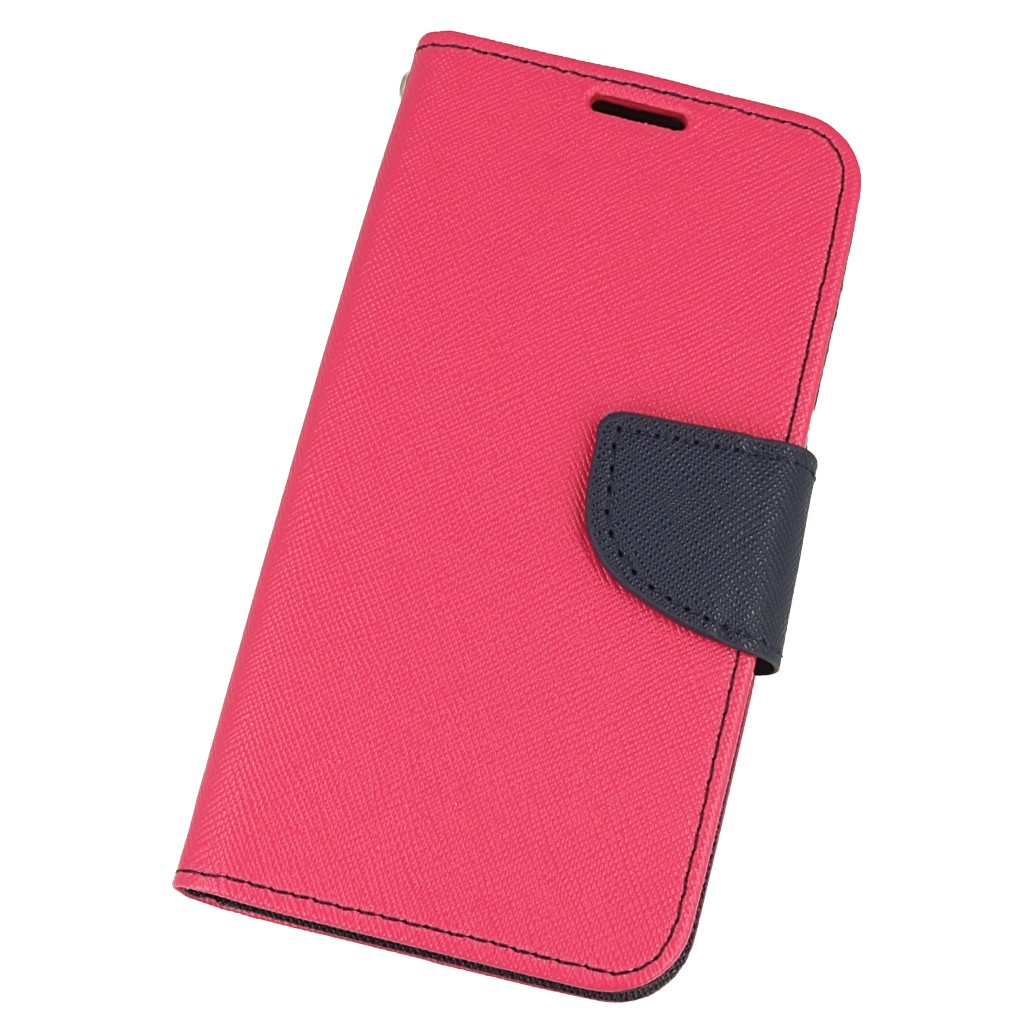 Pokrowiec etui z klapk na magnes Fancy Case rowo-granatowe Xiaomi Mi 10