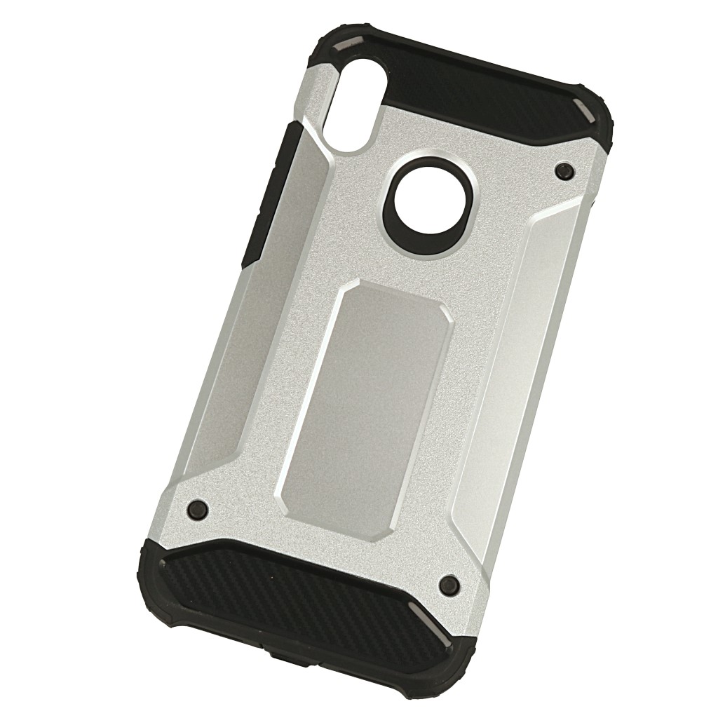 Pokrowiec etui pancerne Armor Case srebrne Xiaomi Mi Note 11 Pro