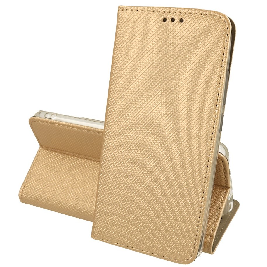 Pokrowiec etui z klapk� Magnet Book z�ote Xiaomi Poco C85