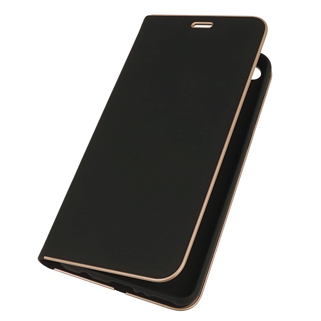 Pokrowiec etui Portfelowe z ramką Vennus Book czarne Xiaomi Redmi 9C NFC