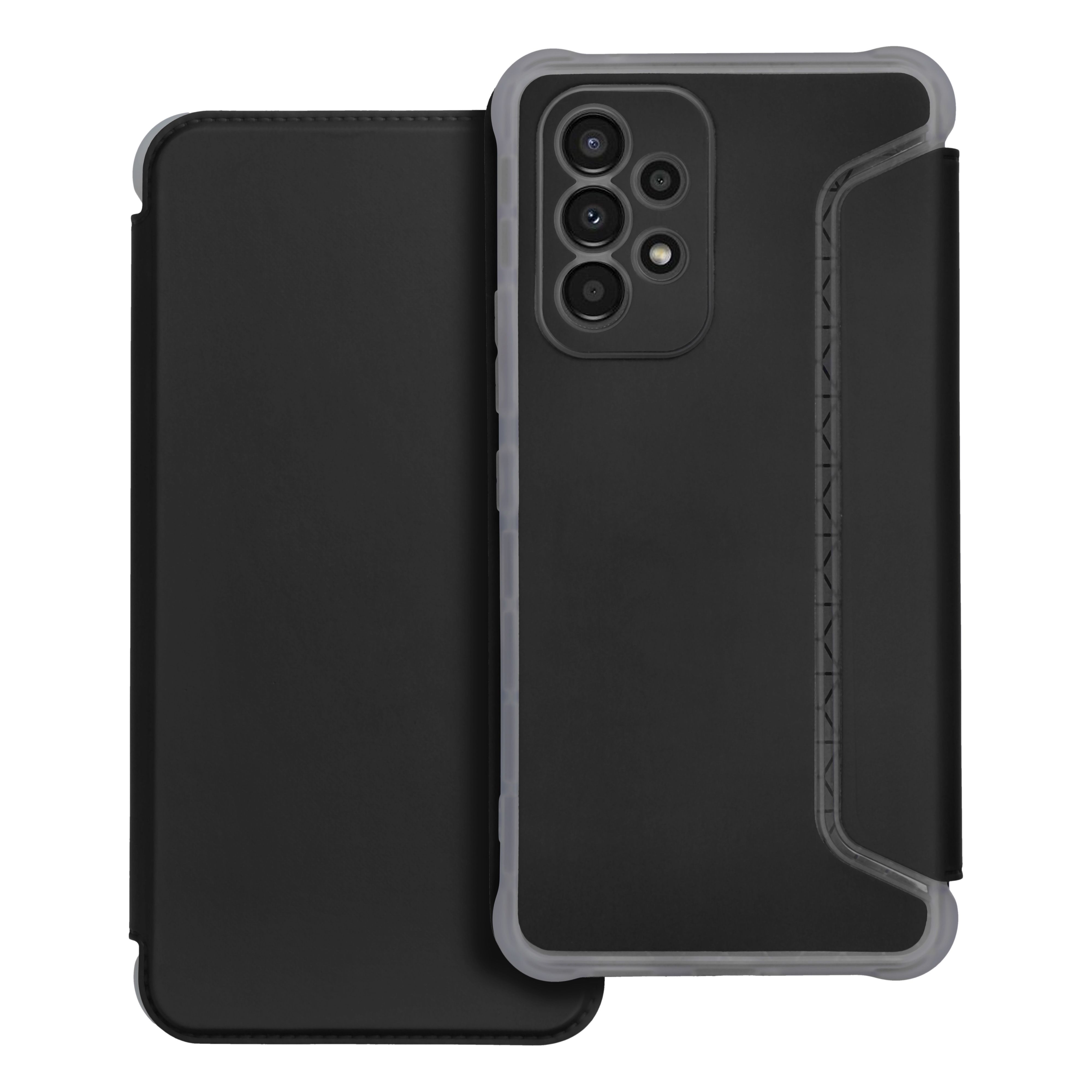 Pokrowiec etui z klapk Piano Book czarne Xiaomi Redmi Note 11