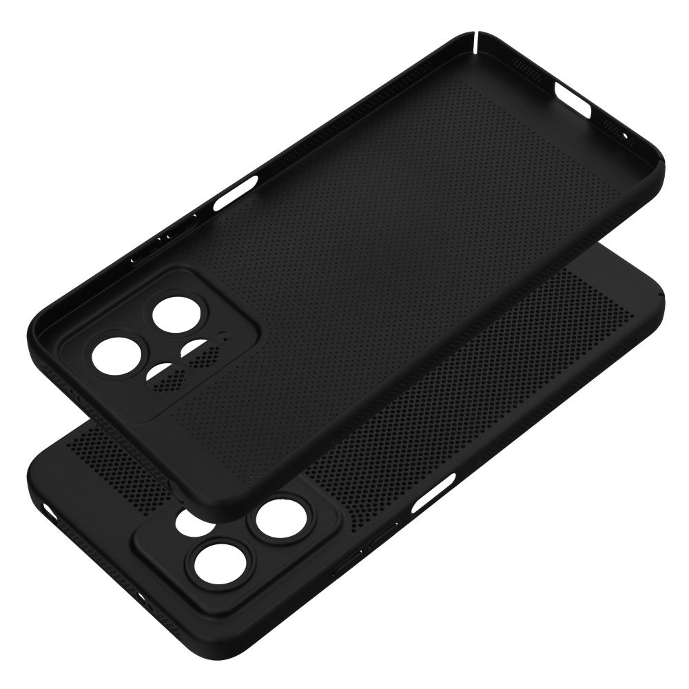 Pokrowiec etui silikonowe Breezy Case czarne Xiaomi Redmi Note 12 4G / 3