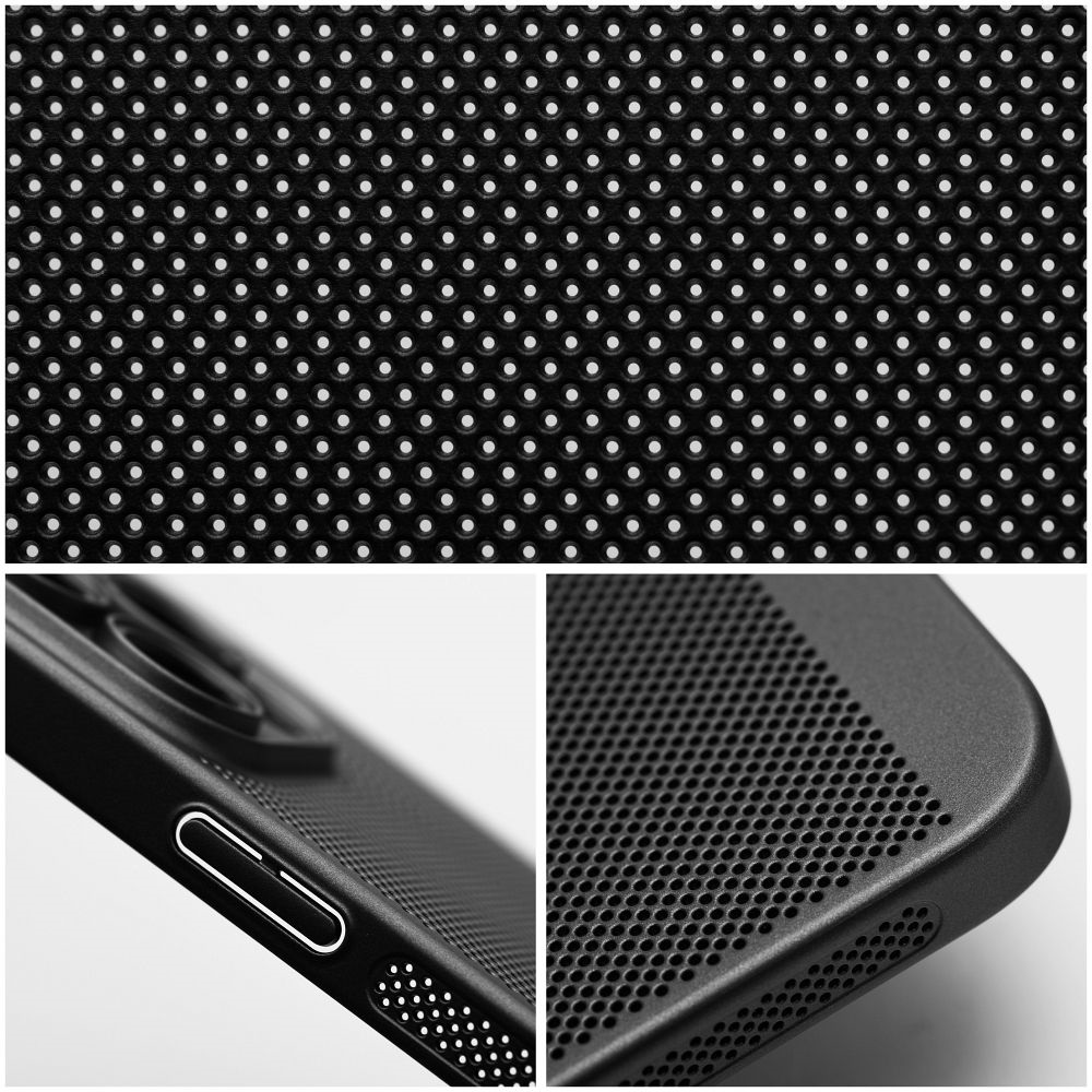 Pokrowiec etui silikonowe Breezy Case czarne Xiaomi Redmi Note 12 4G / 4
