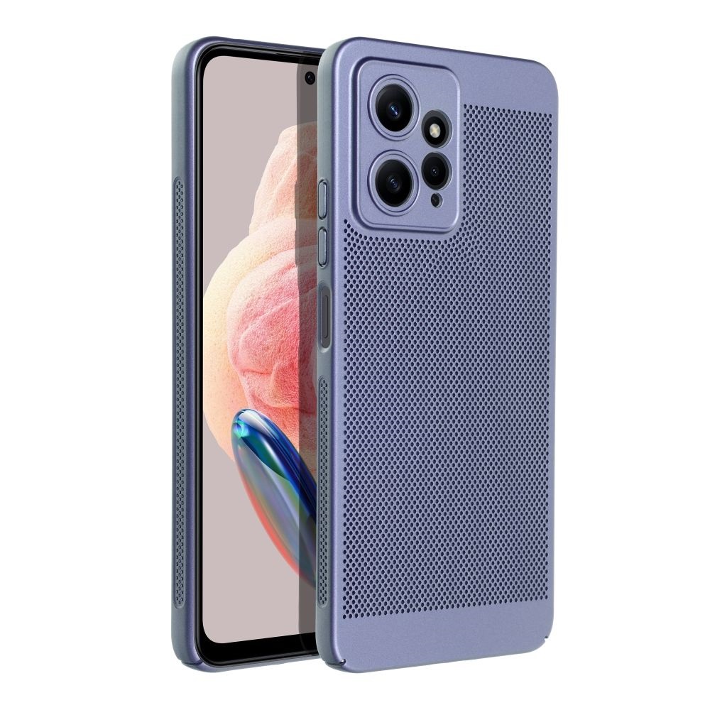 Pokrowiec etui silikonowe Breezy Case niebieskie Xiaomi Redmi Note 12 4G