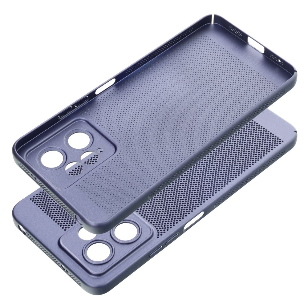 Pokrowiec etui silikonowe Breezy Case niebieskie Xiaomi Redmi Note 12 4G / 3
