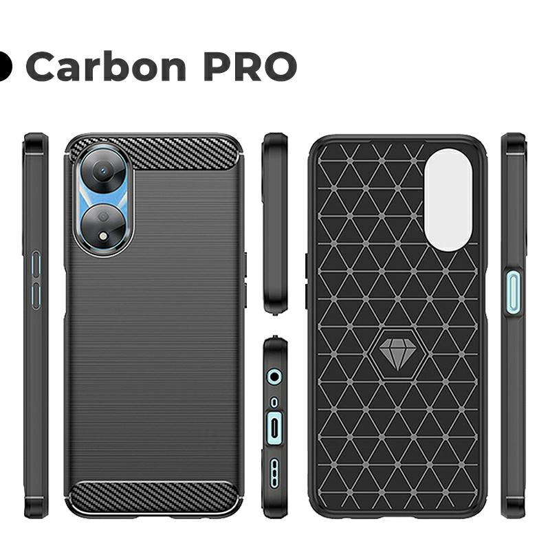 Pokrowiec Etui Carbon Pro czarne Xiaomi Redmi Note 15 4G