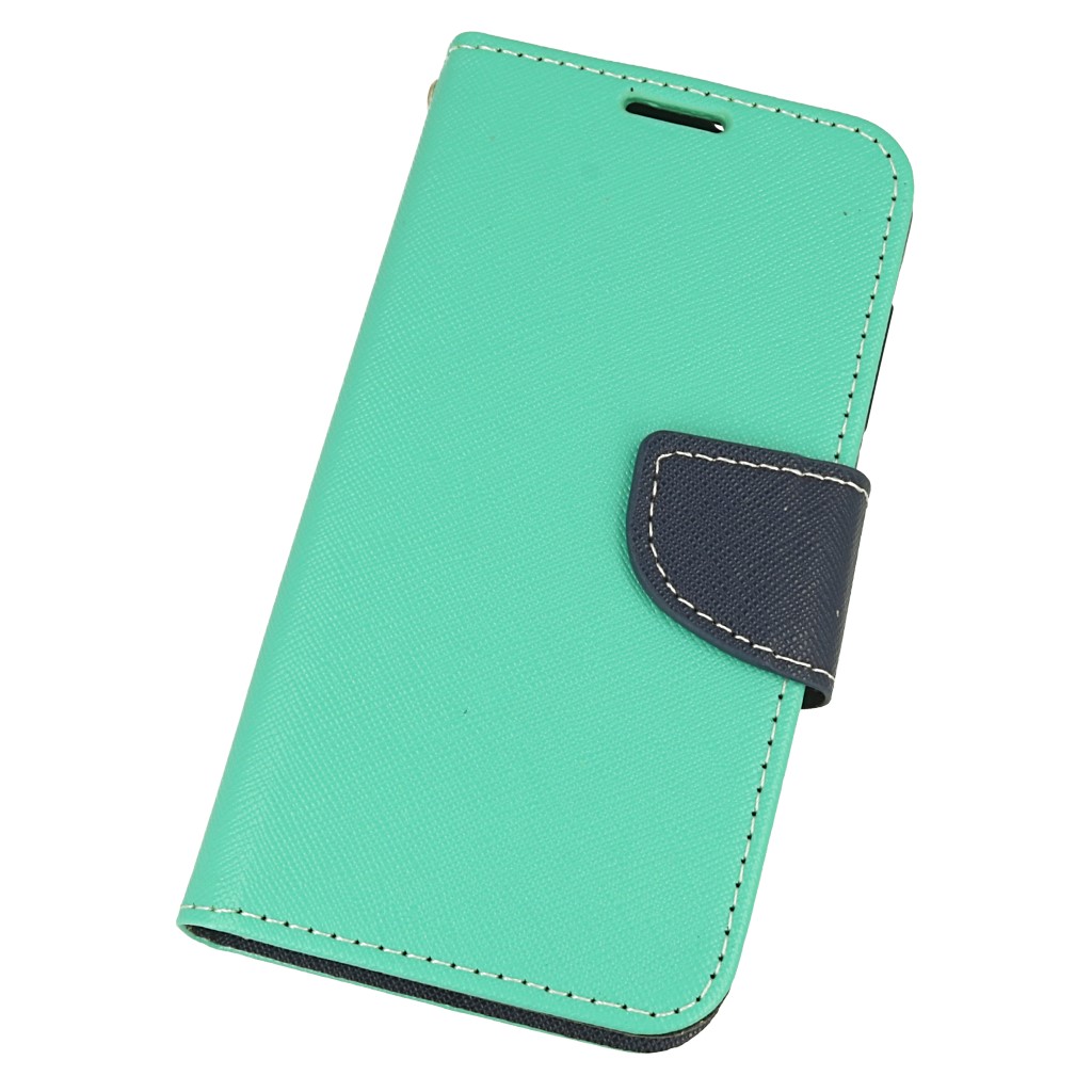 Pokrowiec etui z klapk na magnes Fancy Case mitowo-granatowe Xiaomi Redmi Note 9T