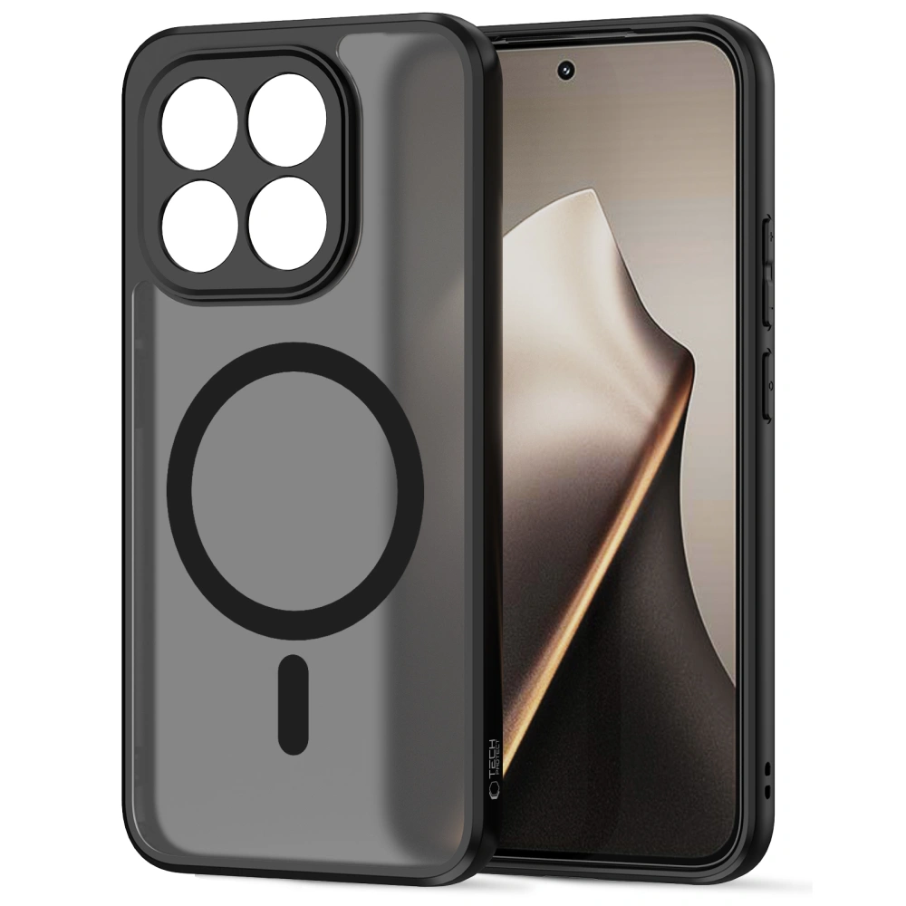 Pokrowiec etui Tech-Protect Magmat Magsafe matte black Xiaomi 15T 5G / 2