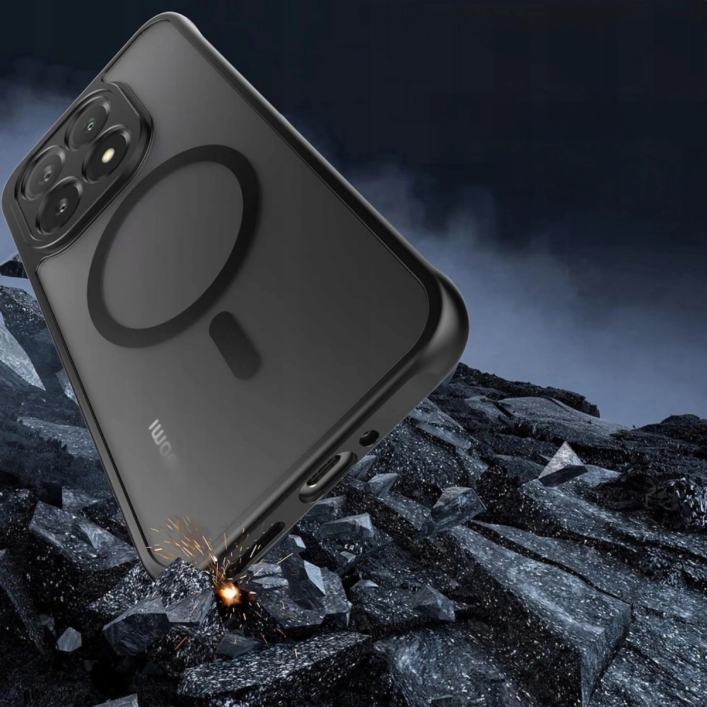 Pokrowiec etui Tech-Protect Magmat Magsafe matte black Xiaomi 15T 5G / 4