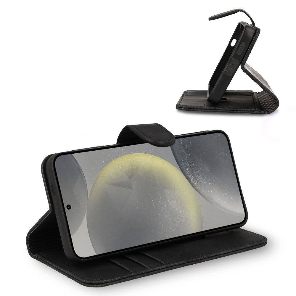 Pokrowiec z klapk� Kabura Wonder Fancy czarne Xiaomi 15 5G / 6