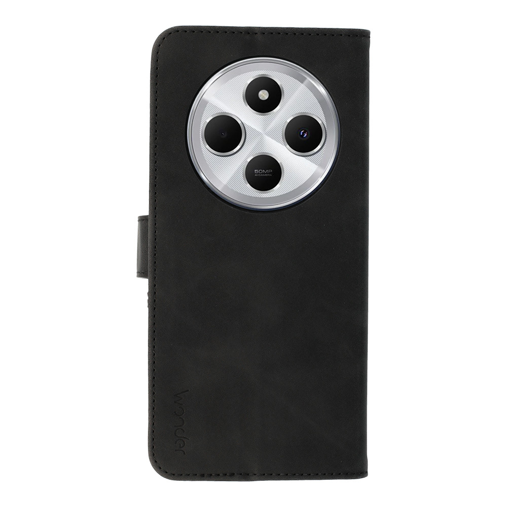 Pokrowiec z klapk� Kabura Wonder Fancy czarne Xiaomi Redmi 14C / 3