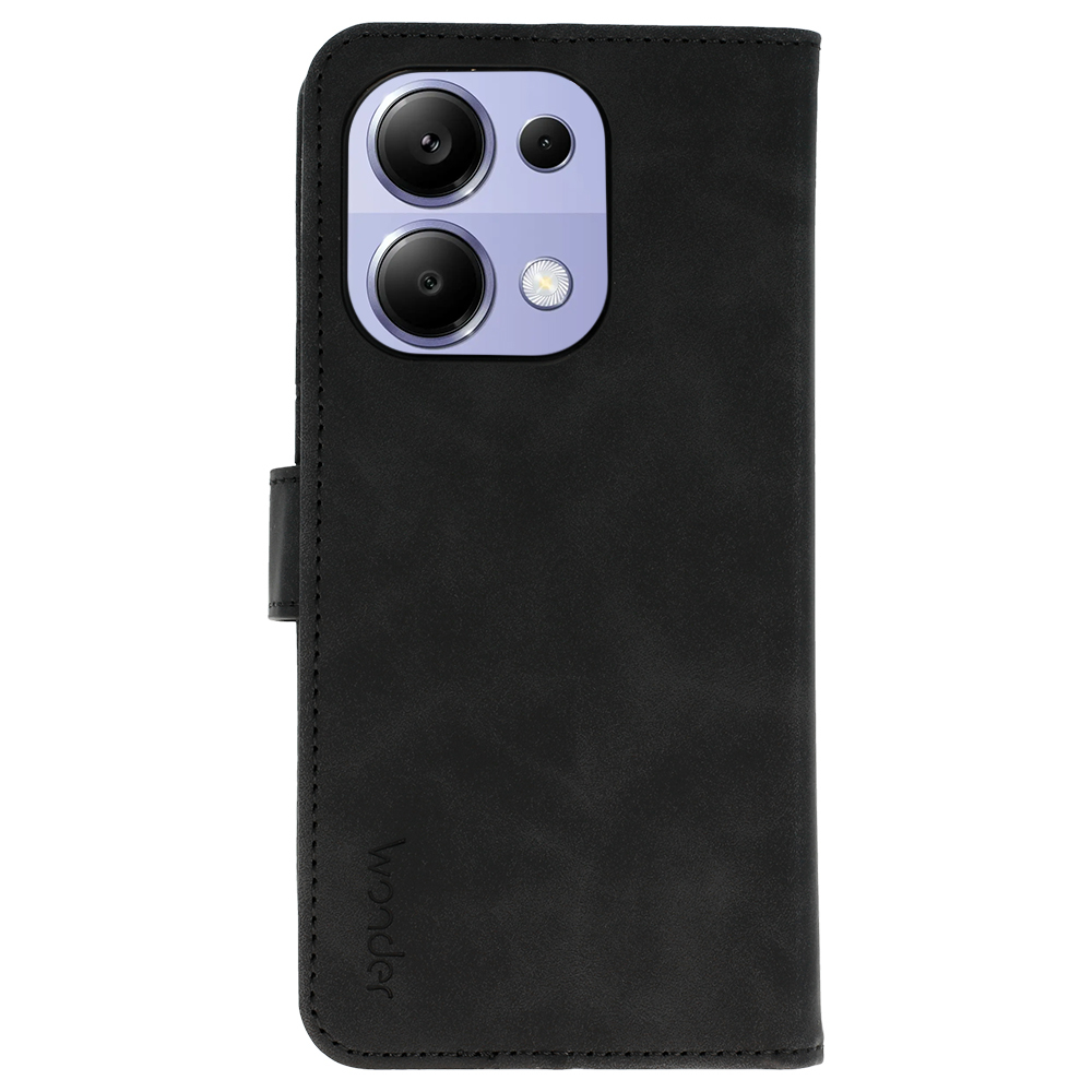 Pokrowiec z klapk� Kabura Wonder Fancy czarne Xiaomi Redmi Note 13 / 3