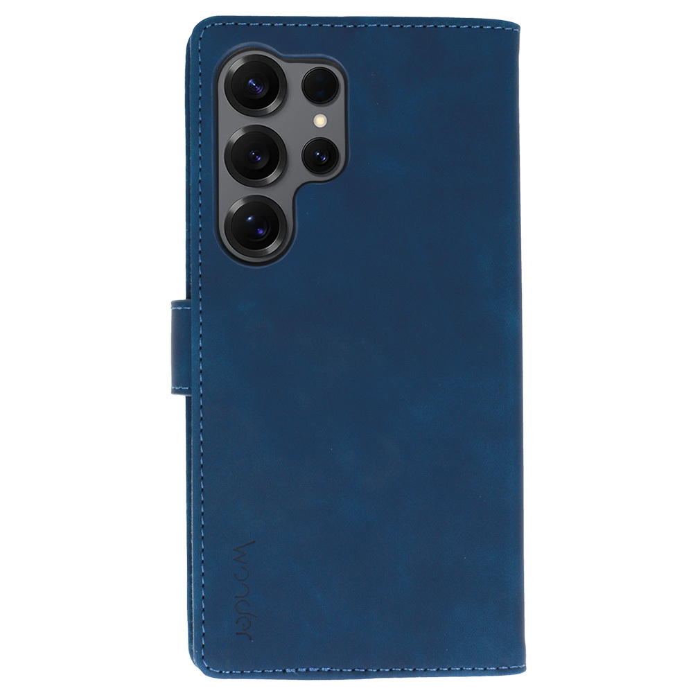 Pokrowiec z klapk� Kabura Wonder Fancy granatowe SAMSUNG Galaxy S25 Ultra / 3