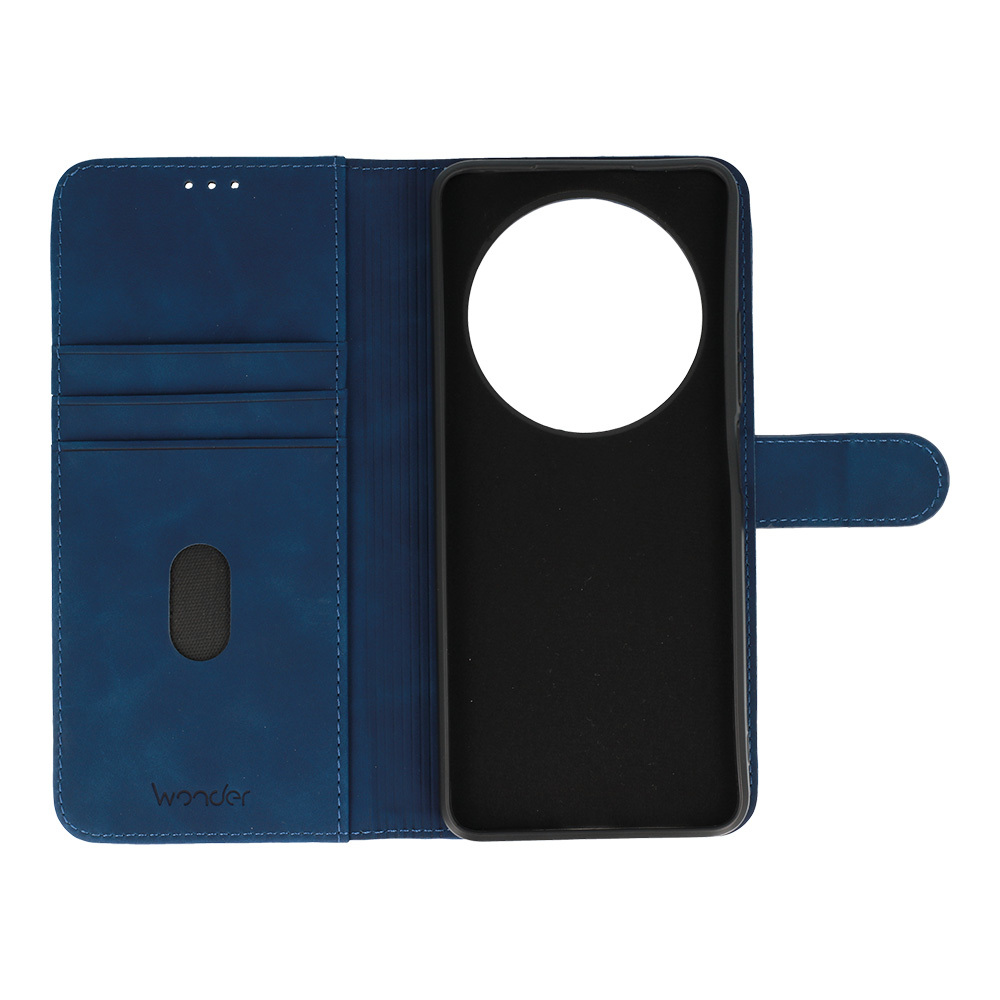 Pokrowiec z klapką Kabura Wonder Fancy granatowe Xiaomi Redmi 14C / 4 Pokrowiec z klapką Kabura Wonder Fancy granatowe Xiaomi Redmi 14C / 4