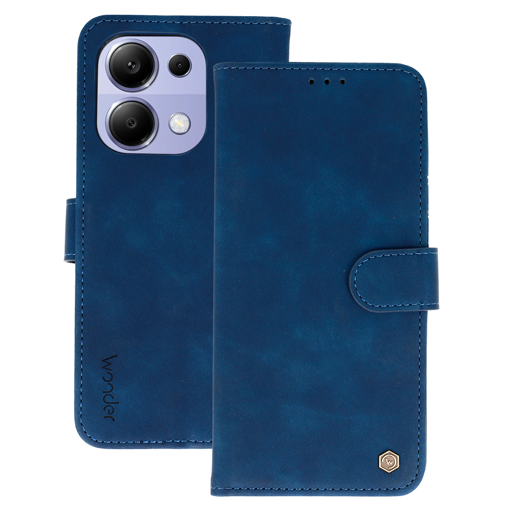 Pokrowiec z klapką Kabura Wonder Fancy granatowe Xiaomi Redmi Note 13 Pokrowiec z klapką Kabura Wonder Fancy granatowe Xiaomi Redmi Note 13