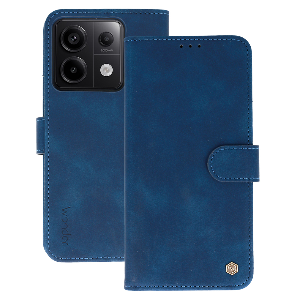 Pokrowiec z klapką Kabura Wonder Fancy granatowe Xiaomi Redmi Note 13 5G Pokrowiec z klapką Kabura Wonder Fancy granatowe Xiaomi Redmi Note 13 5G