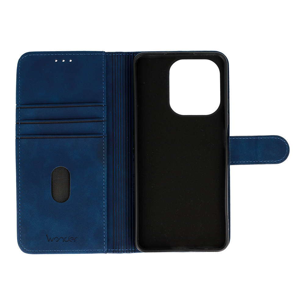 Pokrowiec z klapk� Kabura Wonder Fancy granatowe Xiaomi Redmi Note 13 Pro 4G / 4