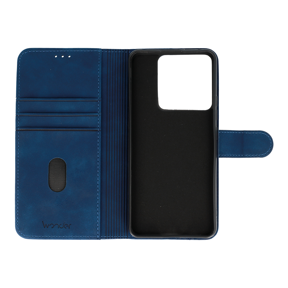 Pokrowiec z klapk� Kabura Wonder Fancy granatowe Xiaomi Redmi Note 13 Pro 5G / 4