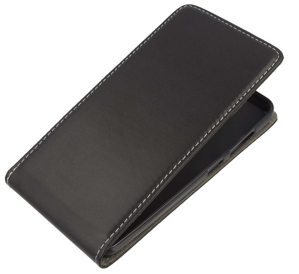 Pokrowiec z klapk� na magnes Prestige Slim Flexi czarny ASUS ZenFone Max / 7